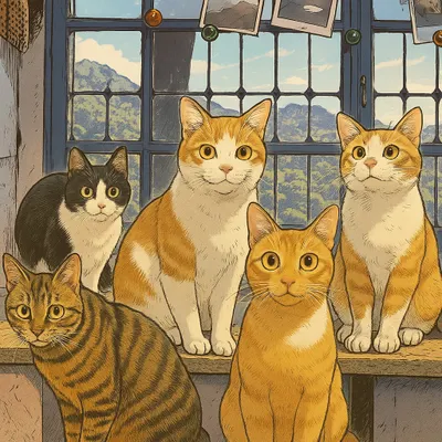 臉書粉專｜橘子後記：貓窩日常