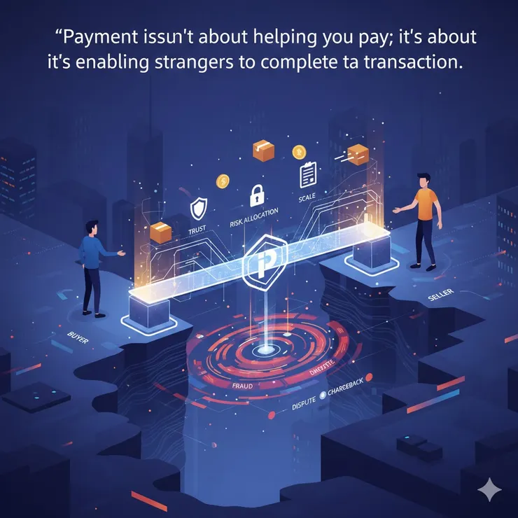 支付不是在「幫你付錢」，而是在「讓陌生人敢完成一筆交易」