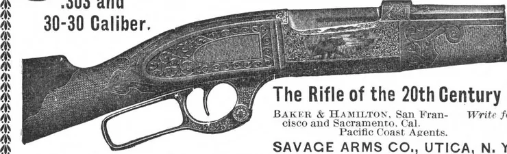 《科學美國人》雜誌第85卷第10期中的《Savage 99》介紹（刊登於1901年9月）