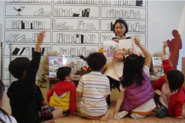 圖1:繪本說故事