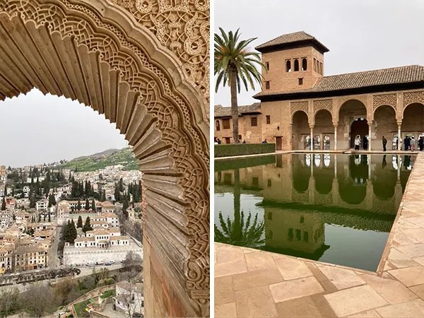 從奈斯爾宮殿出來，可以看到對面的阿爾拜辛區