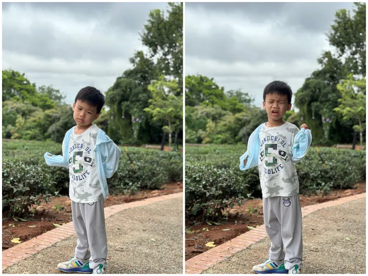 看得出來他肚子很餓嗎？哈哈哈