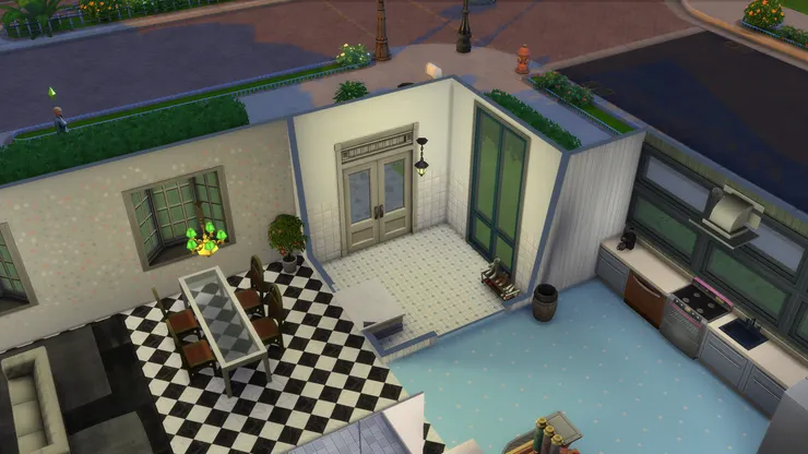 不是很多房子特意有個玄關位置，通常在門口附近放個櫃鞋和雜物櫃便算是。