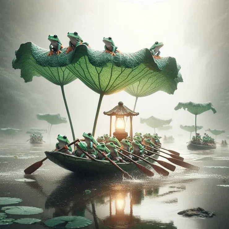 沒有諸位，傻瓜青蛙無法到達這麼遠的地方