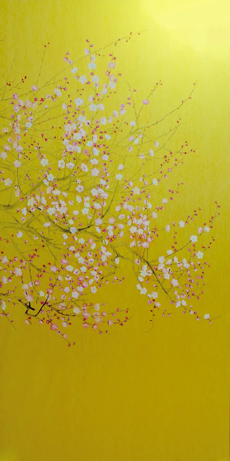 〈日喧〉局部－左屏