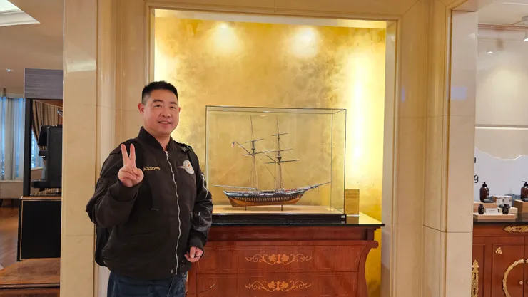 台北長榮桂冠酒店簡直就是長榮海事博物館的分身!