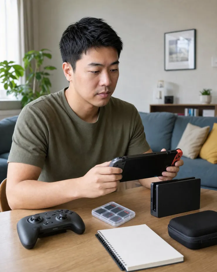 梁練偉 Switch 2選購 清點主機配件與首年預算的實用場景