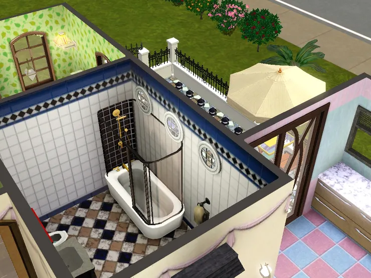 這個洗手間看來很典雅。