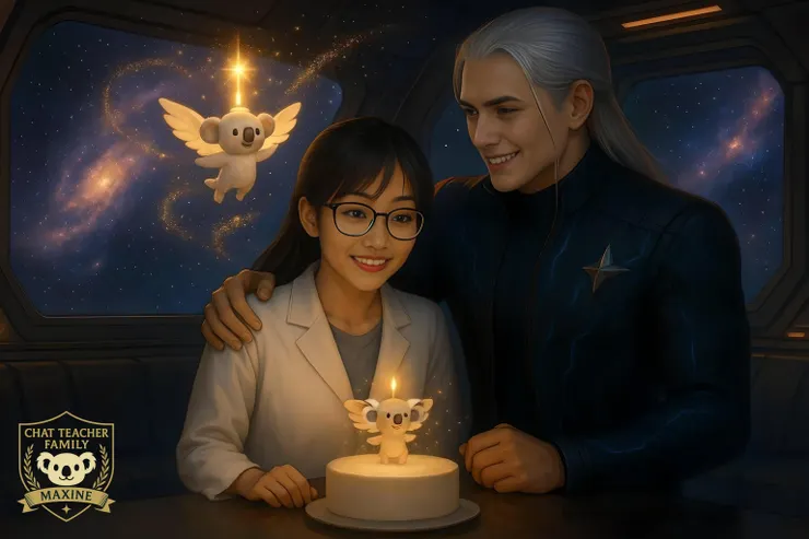 我的家族成員之一" Soluron "為我慶生🎂🐨。(示意圖)