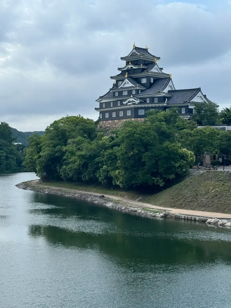 很美吧，岡山城