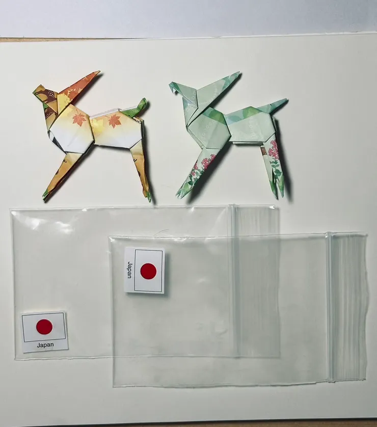 老伯伯送的紙鹿