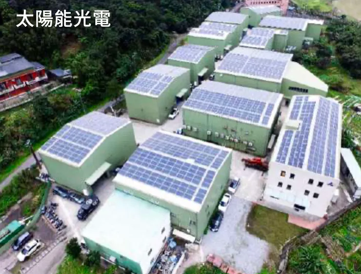 屋頂太陽能光電(圖/新北市2050淨零路徑暨氣候行動白皮書)