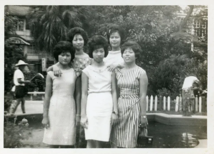 女性勞動者的假日出遊。建檔單位：新北市政府文化局。發佈於《國家文化記憶庫》。