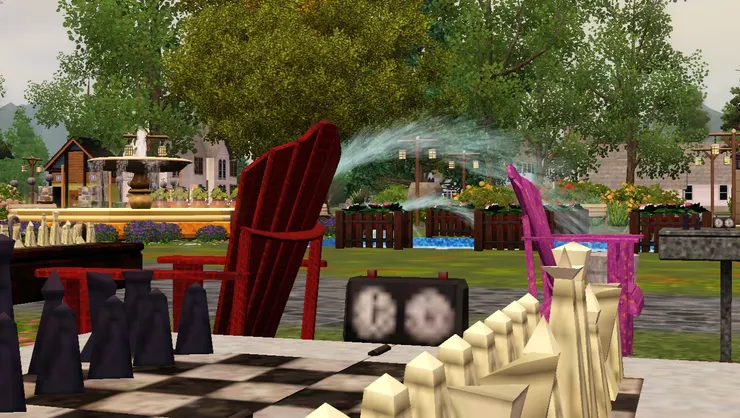 聽著水聲下棋，會不會頭腦清醒些？