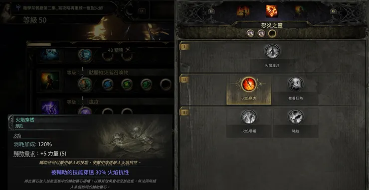 火焰穿透