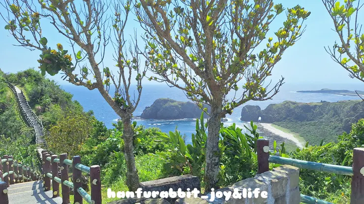 看到哈巴狗岩 + 睡美人岩