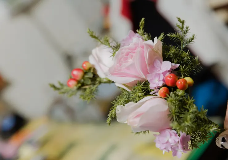 胸花設計 by 麗坊鮮花工作室