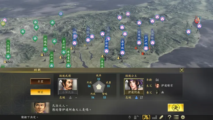 小田氏治7喜結良緣