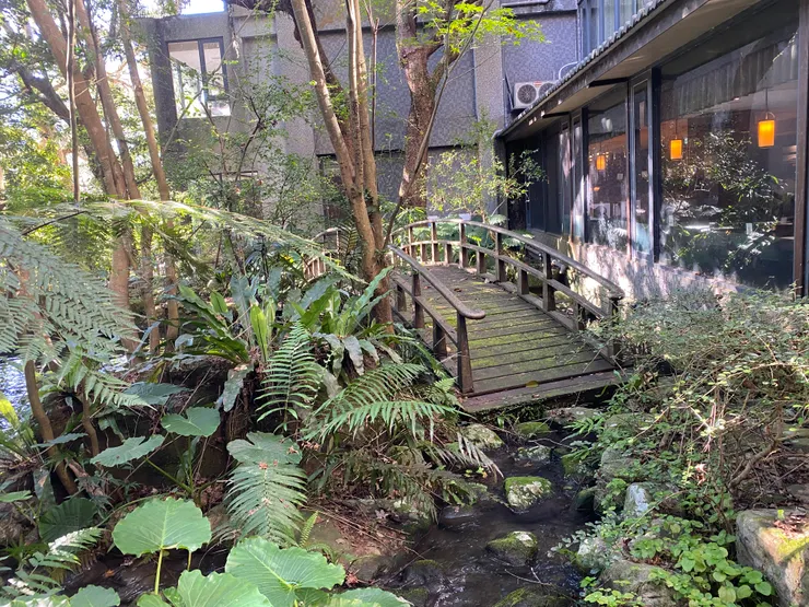 裕仁太子來住時的日式庭院