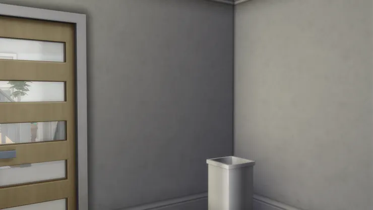 垃圾桶也只是靜靜地站在一角。