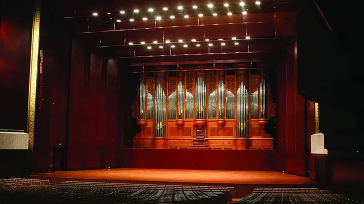 國家音樂廳的舞台。(credit:聯合報)