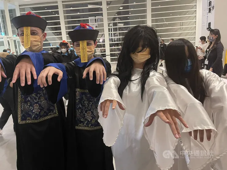 〈亞洲的地獄與幽魂〉展覽活動，來源：中央社。