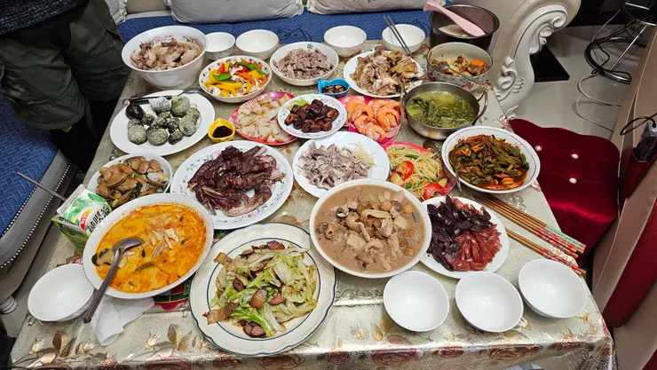 今年我們家的年夜飯超豐盛!