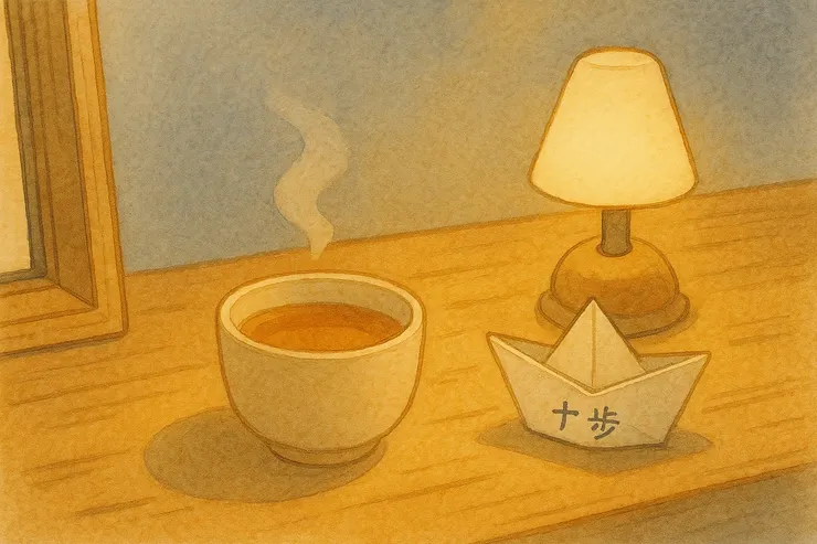 降一格亮，讓人先入座。