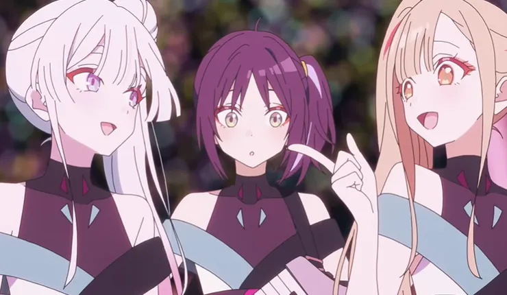 彩葉、輝耀與八千代，第一次站上同一個舞台。