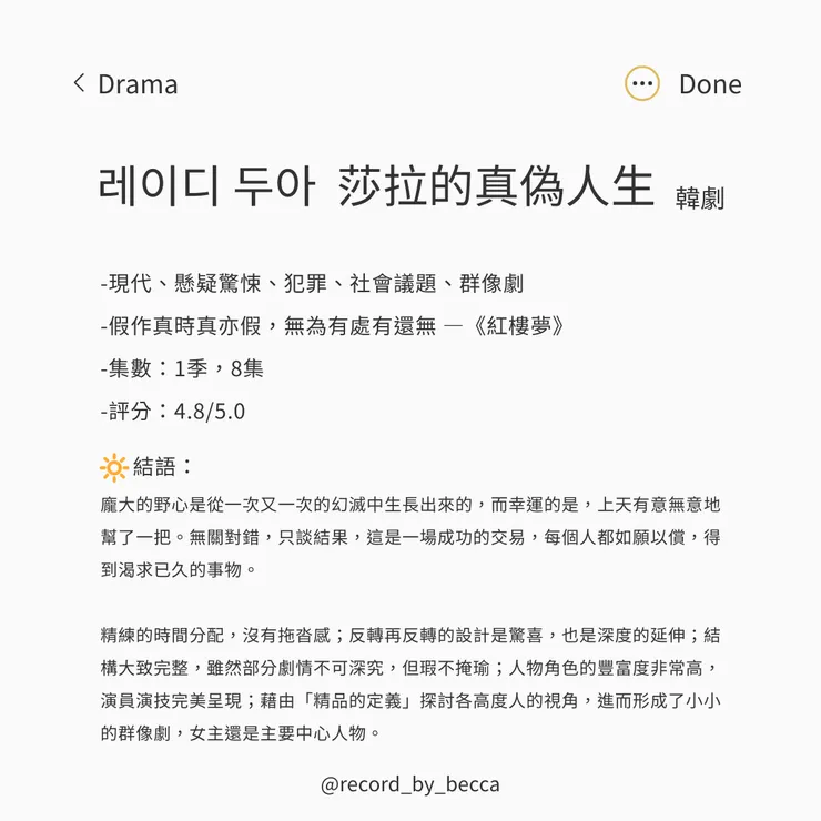 莎拉的真偽人生