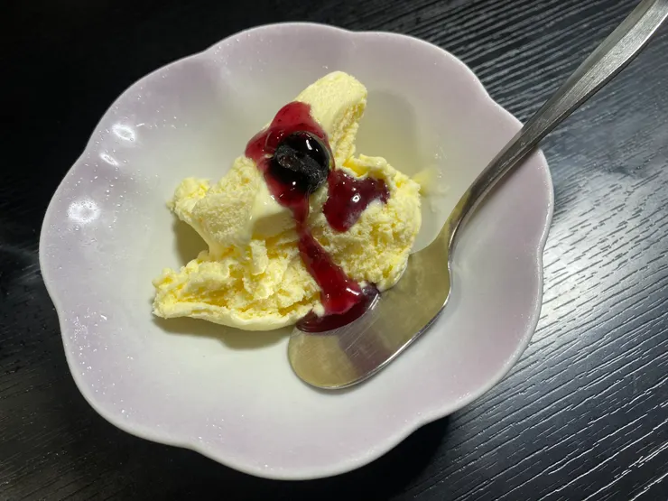 餐點之外居然還有冰淇淋！！！