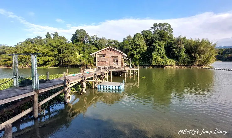 ▲新竹峨眉湖遊艇遊湖碼頭/圖片來源:Betty's Jump Diary