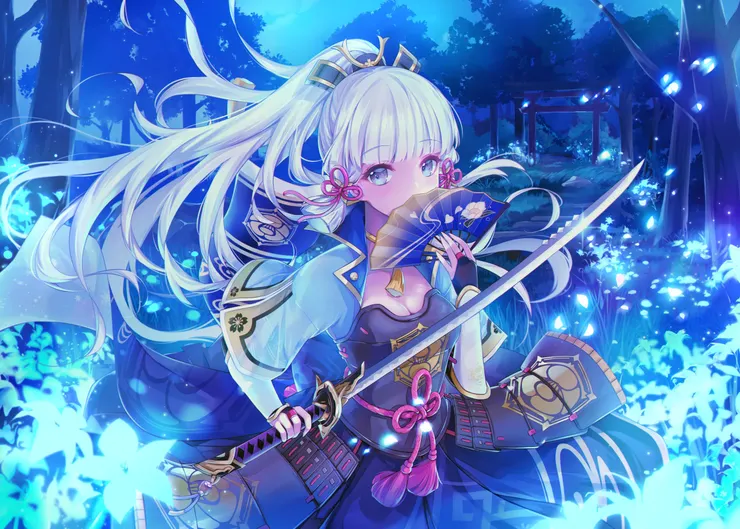 下载手机图片:电子游戏, 原神, 上里绫香（原神冲击），免费1072754。