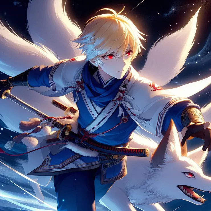 南羅與他的座騎-九尾狐