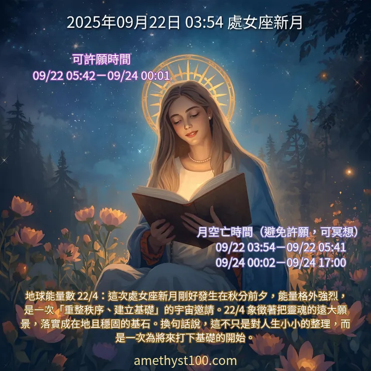 處女座新月許願