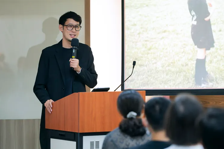 （圖說：迺哥來伊甸基金會分享他的人生轉折。）