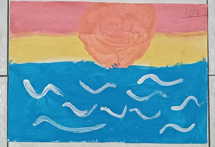 題目：夕陽 （戰鬥值：103）