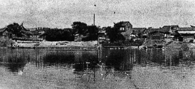 日治時代的大漢溪河岸