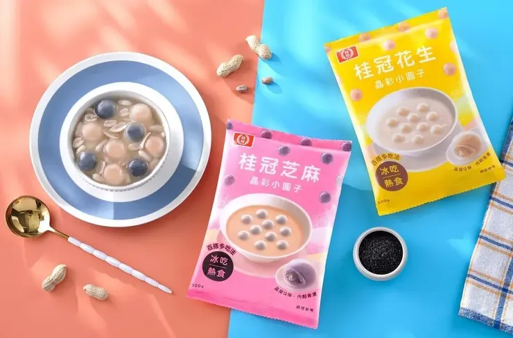 桂冠x春水堂紅茶拿鐵晶彩小圓子(圖/業者提供)