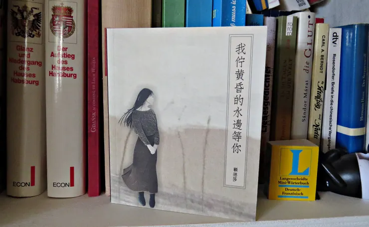 我佇黃昏的水邊等你