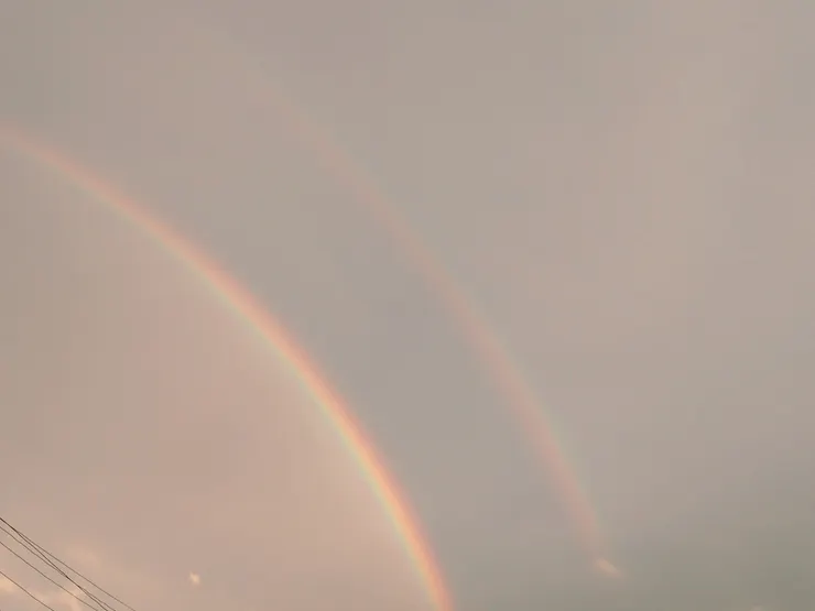親自拍攝體驗,有幸福感的彩虹