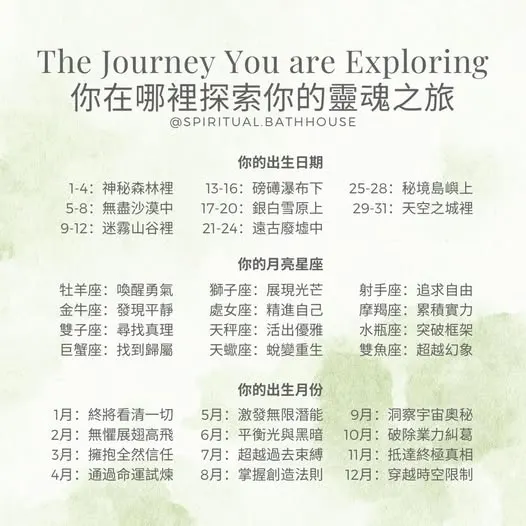 心靈澡堂 (Spiritual Bathhouse)