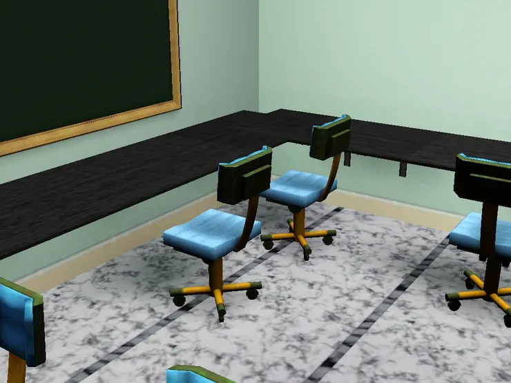 這兩個座位很吃粉筆的塵...