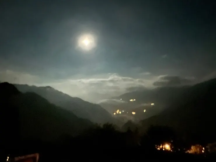 如詩如畫的夜色