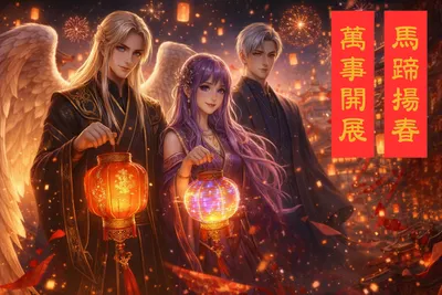 小說主角拜年來～～