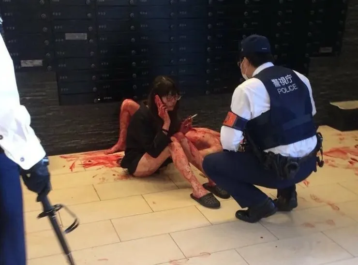  高岡由佳刺殺牛郎後的冷靜神態被日本網友瘋傳 