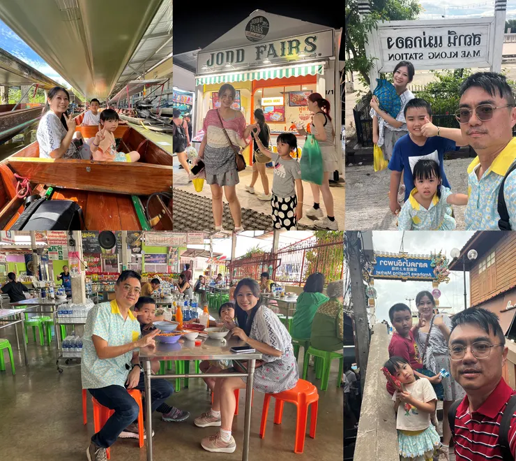 曼谷自由行 Day4：美功鐵道市場、安帕瓦水上市場、喬德拉差達夜市