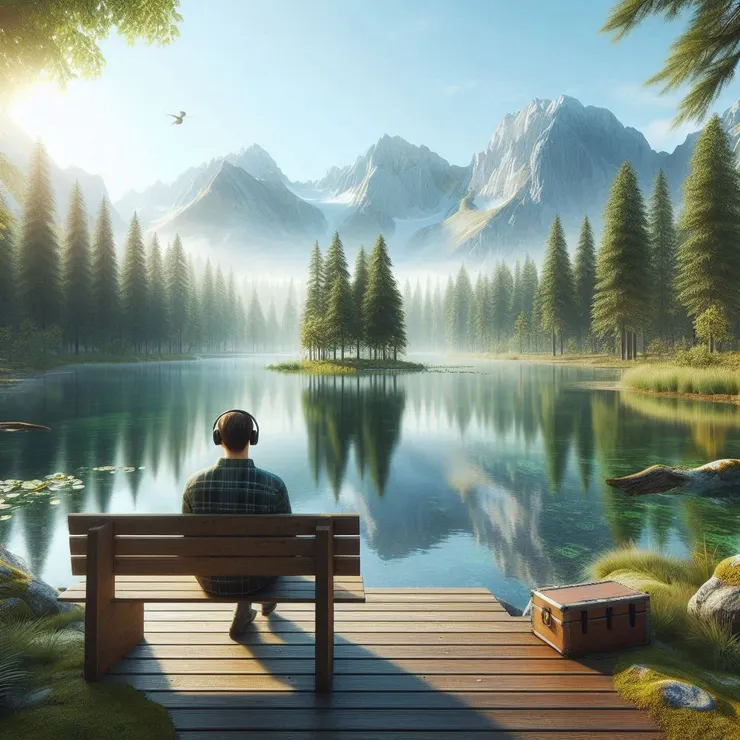 Copilot。幫我畫張圖：別高估自己、別忘了聽。