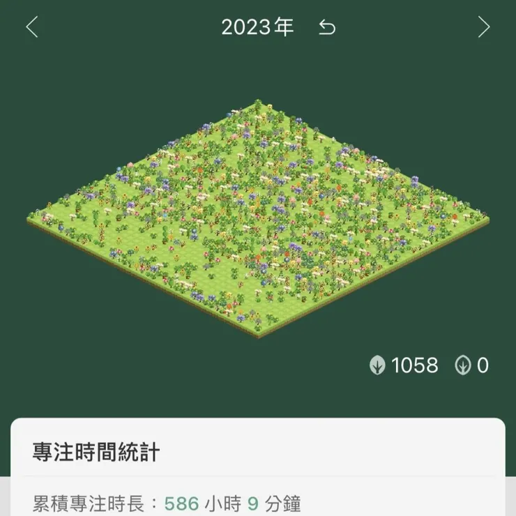 2023年業餘時間專注森林截圖