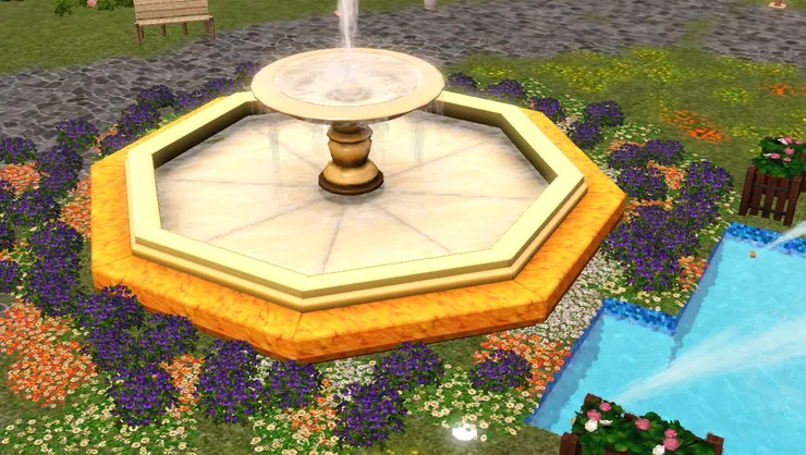 潺潺的流水也充浪漫的感覺。